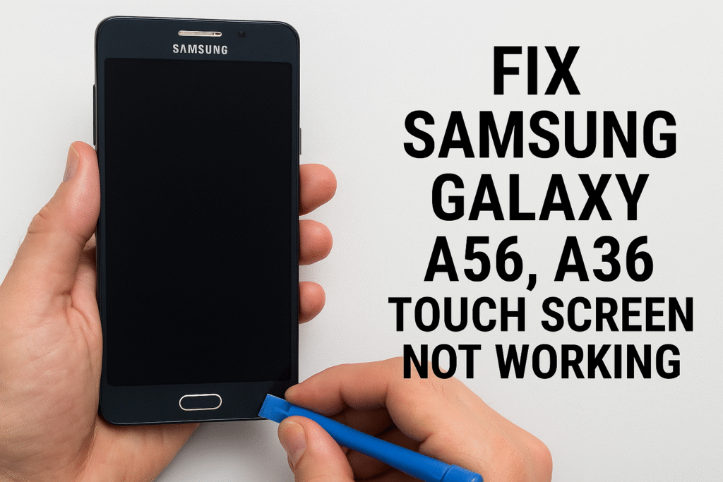 How to fix samsung touchscreen not working